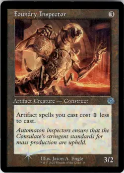 The Brothers' War: Retro Frame Artifacts #16 Foundry Inspector Foil - Image 1