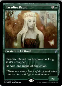 FNM Promos #171 Paradise Druid Foil - Image 1