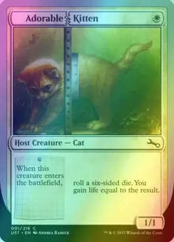 Adorable Kitten Set: Unstable Finish: Foil Rarity: Common - Image 1