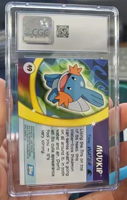 Mudkip 49 Pokemon Topps Advanced Challenge 2004 CGC 10 - Image 2