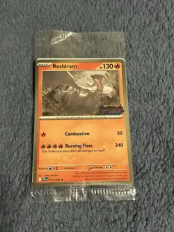 Pokemon Phantasmal Flames Reshiram 017/094 Promo Stamped Sealed TCG - Image 1