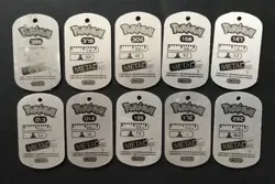 10 X Pokemon Metal Tags Tag Bundle Deoxys Registeel Cyndaquil Pichu Totodile - Image 4