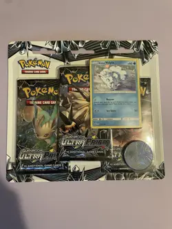 Pokemon Sun & Moon Ultra Prism Booster 3-Pack Blister - Factory Sealed - Image 1