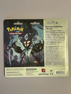Pokemon Sun & Moon Ultra Prism Booster 3-Pack Blister - Factory Sealed - Image 2