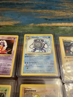 Pokemon First Edition Shadowless Lot X6 WOTC Old School Vintage Gas Fire TCG - Image 3