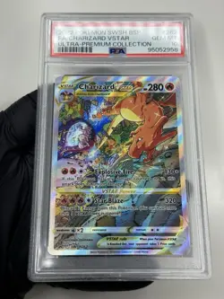 FA CHARIZARD VSTAR PSA 10 2022 POKEMON SWSH BSP #SWSH262 ULTRA PREMIUM COLL 624 - Image 1