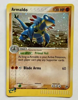 Armaldo - 1/100 EX Sandstorm 2003 - E Reader - Pokemon TCG - NM Reverse Holo - Image 1