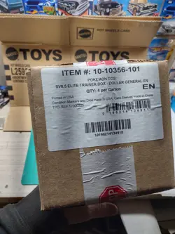 Prismatic Evolutions ETB 1 sealed case of 4 boxes dollar general pokemon HTF - Image 1