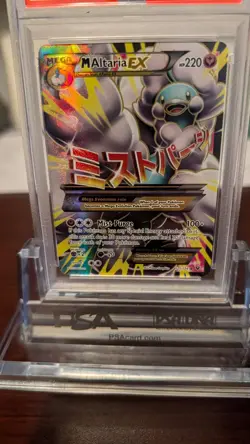 2016 POKEMON XY FATES COLLIDE #121 FULL ART/M ALTARIA EX PSA 9 - Image 2