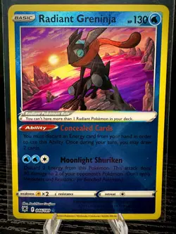 Radiant Greninja 046/189 Astral Radiance Radiant Rare Pokemon TCG NM - Image 1