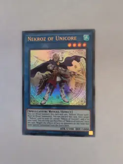 YU-GI-OH! Nekroz Of Unicore DUPO-EN088 Ultra Rare NM 1st Edition - Image 1