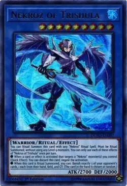 NEKROZ OF TRISHULA *** ULTRA RARE DUPO-EN087 YUGIOH! MINT/NM UNLIMITED - Image 1