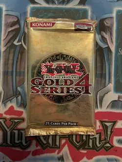 Yugioh Gold Series 4 Pyramid Edition SEALED loose pack - Image 1