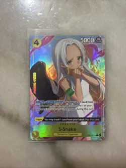 S-Snake (Alt Art) OP13-114 R Carrying on His Will - ONE PIECE Card Game ENGLISH - Image 1