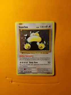 Pokemon TCG Card - Snorlax XY179 Holo Promo XY Black Star Promos LP - Image 1