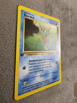 1st Edition Horsea - Fossil - #49/62 - Vintage Pokemon Card 1999 WOTC - Image 3