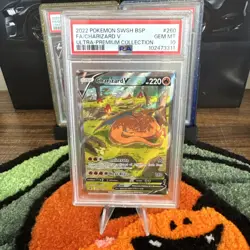 Charizard V SWSH260 Sword & Shield Promo Cards Holo PSA 10 - Image 1