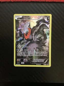 Darkrai XY114 XY Holo Full Art Pokemon Card TCG Promo Black Star LP - Image 1
