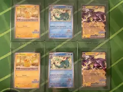 2 Sets of Pokemon TCG Illustration Contest 2024 Promo Cards (6 cards total) - D - Image 1