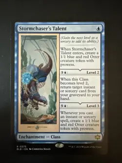 Stormchaser's Talent Bloomburrow Regular Card Magic The Gathering Free Shipping - Image 1