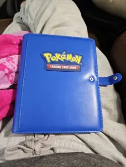 Ultra PRO 4 Pocket PRO-Binder 180 Card Capacity Pokemon (USED) with bonus cards - Image 1