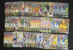 100 Lot Pokemon Chinese Card RRR VMAX Vstar aerodactyl Flareon jolteon A14 SQ - Image 1