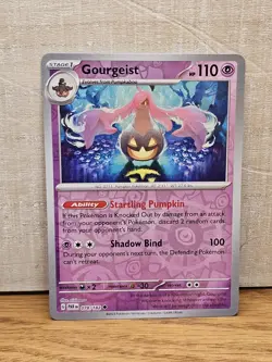 Gourgeist 78/182 SV-Paradox Rift Uncommon Reverse Holo Pokemon Card TCG - Image 1