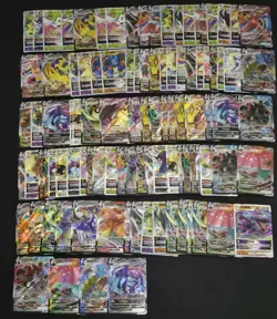 100 Lot Pokemon Chinese Card TCG RRR VMAX Vstar aerodactyl gyarados A13 SQ - Image 1