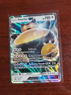 Snorlax GX SM05 FULL ART BLACK STAR PROMO - 2016 Pokemon TCG Card - Image 1