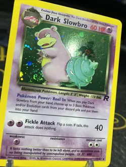 Dark Slowbro 12/82 Holo Unlimited Lightly Played Team Rocket Pokemon Card TCG - Image 4