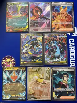 Pokemon TCG Holo Phantasmal Flames 8 Card Lot Mega Charizard X EX Mega Sharpedo - Image 1
