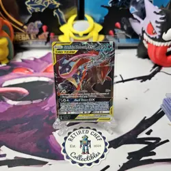 Pokemon Greninja & Zoroark GX Card 107/214 Sun and Moon Unbroken Bonds LP - Image 1