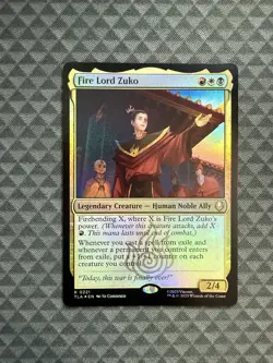 MTG Fire Lord Zuko #0221 Foil Rare Avatar: The Last Airbender (TLA) - Image 1