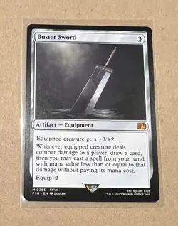 Buster Sword Regular 0255 Magic The Gathering Final Fantasy - Image 1