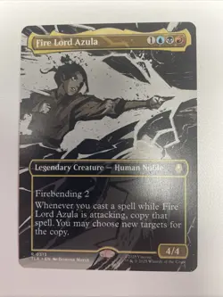 Fire Lord Azula Borderless 0313 NonFoil MTG Avatar The Last Airbender NM - Image 1