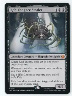 Koh, the Face Stealer #0107 MTG Avatar: The Last Airbender Magic The Gathering - Image 1