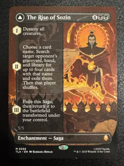 Fire Lord Sozin M 0356, NM Borderless, MTG Avatar the Last Airbender, TLA, Rise - Image 2