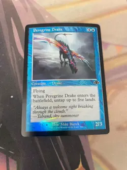 MTG - PEREGRINE DRAKE - COMMON - DOMINARIA REMASTERED - RETRO FOIL - NM - Image 1