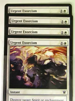 Mtg Magic the Gathering - 4x URGENT EXORCISM - Image 1