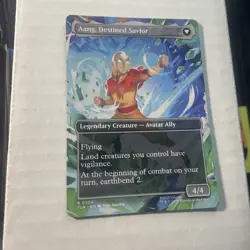 Aang, at the Crossroads (Borderless) - Avatar - Rare 304 MTG - Image 2