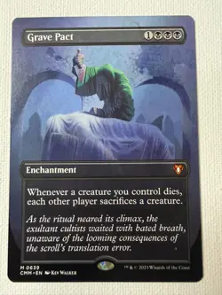Grave Pact | Borderless | Commander Masters | Mythic | NM | MTG - Image 1