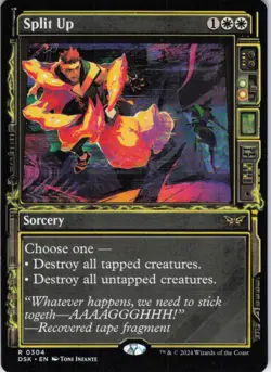 MTG Split Up (Showcase) (304) | NM | Duskmourn: House of Horror {DSK} - Image 1