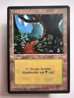 ►WALD (V.2) ►FOREIGN LIMITED 1994 ►NM ►LAND ►MAGIC THE GATHERING ►MTG FOREST - Image 1