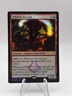 Wildfire Eternal 109/199 Foil Buy A Box Promo Amonkhet AKH MTG LP - Image 1