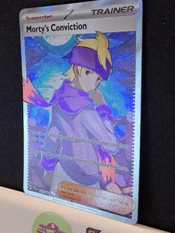 Pokemon TCG Morty's Conviction S&V Temporal Forces 201/162 Ultra Rare NM/MT - Image 2