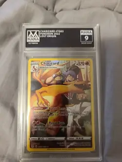Charizard TG03/TG30 Lost Origin Graded Near MInt 9 Pokemon TCG - Image 1