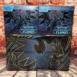 Pokemon Phantasmal Flames Lot- Charizard UPC & 2 ETBs New/Sealed US SELLER - Image 1