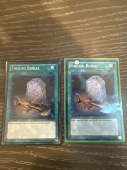 2x Foolish Burial LCJW-EN070 Yu-Gi-Oh Legendary Collection 4: Joey's World-1st - Image 1
