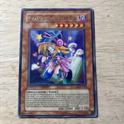 Yu-Gi-Oh HOLO Toon Dark Magician Girl JUMP-EN010 Limited Edition Ultra Rare - Image 1