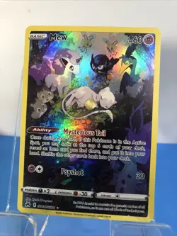 Pokemon Mew TCG Ultra Rare Holo Card Crown Zenith: Galarian Gallery #GG10/GG70 - Image 1